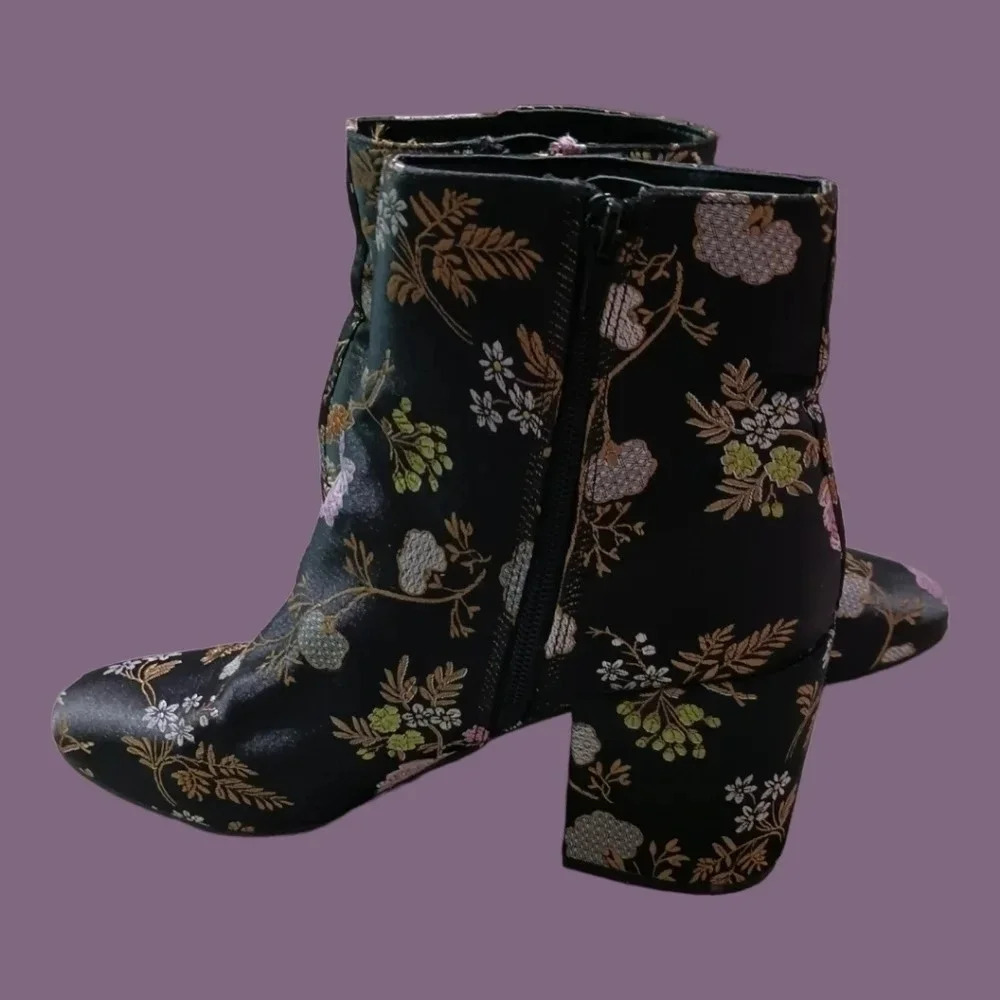 Carlos Santana satin ankle boots gatlin 8.5M - Picture 5 of 13